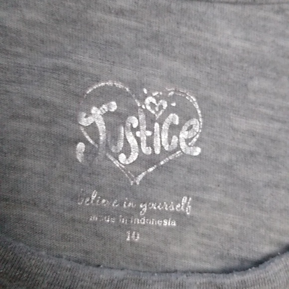 🩶 Justice Size 10 Ruffle Top 🩶 - Picture 2 of 5